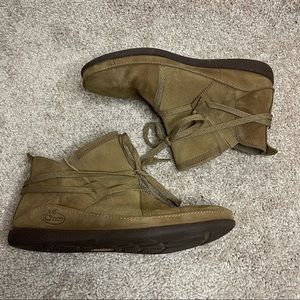 Chaco Tan Ankle Boots